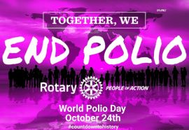 24. oktober er verdens POLIO-dag