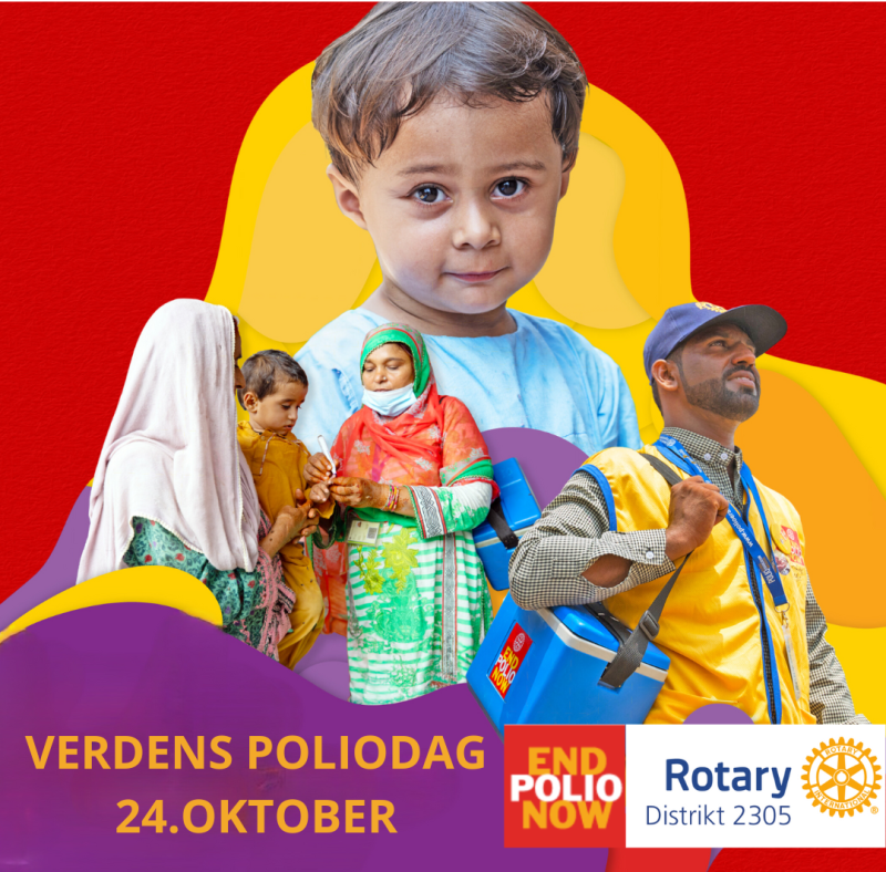 Hjelp Rotary med å utrydde polio nå!